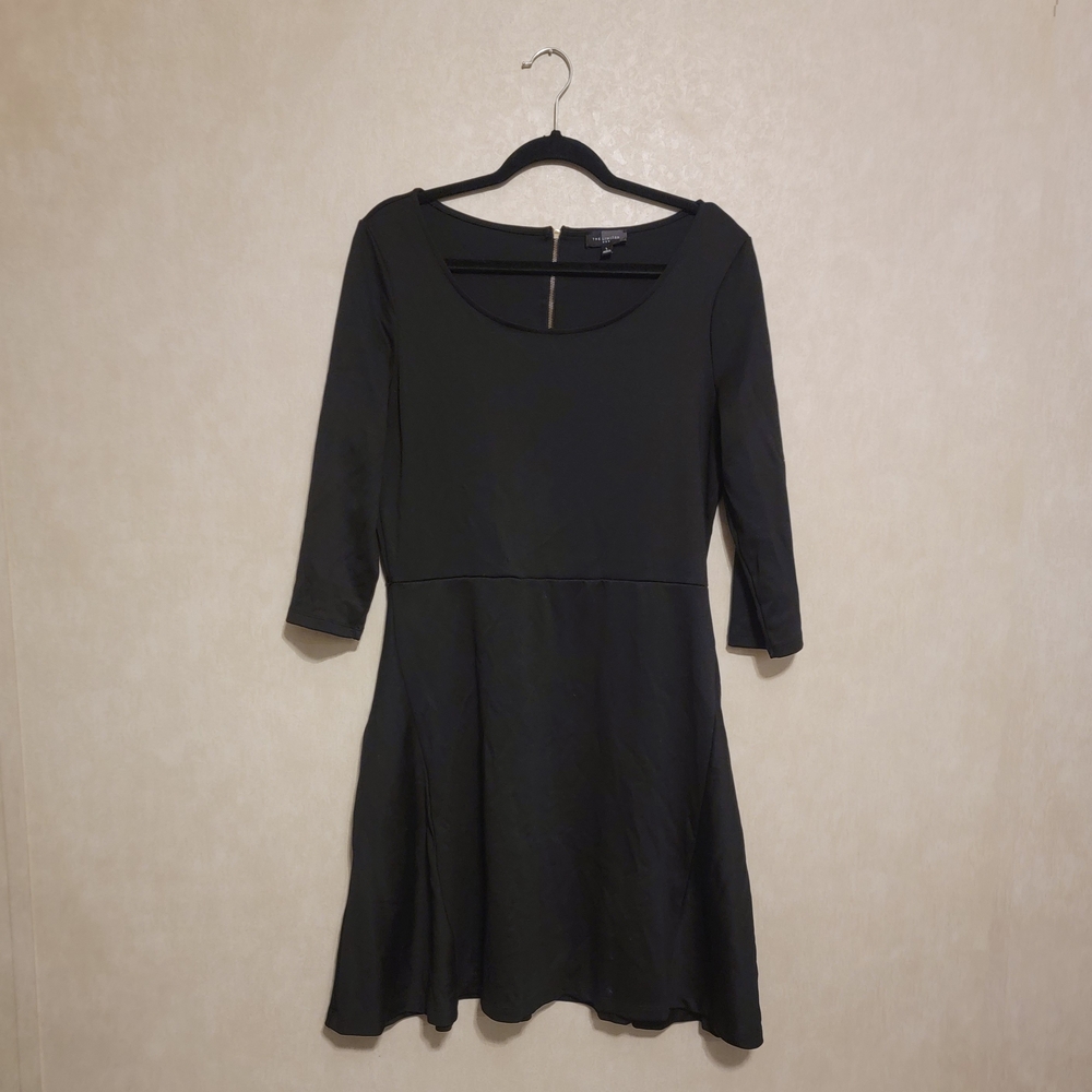 Women's Black Fit And Flare Dress